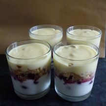 Verrine fraiche aux cerises